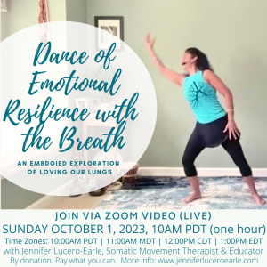Emotional Resilience with Breath Oct 1 2023