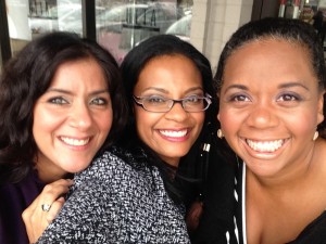 Left to right: Jennifer Lucero-Earle, Tai Velasquez and Soul Light founder, Daveda Russell 