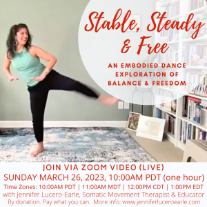Stable, Steady & Free March 26