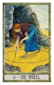 The Wheel from the DruidCraft Tarot