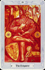 The Emperor from the Thoth Tarot 