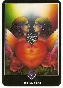 The Lovers from the Osho Zen Tarot