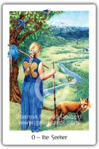 The Seeker (Fool) from the Gaian Tarot 